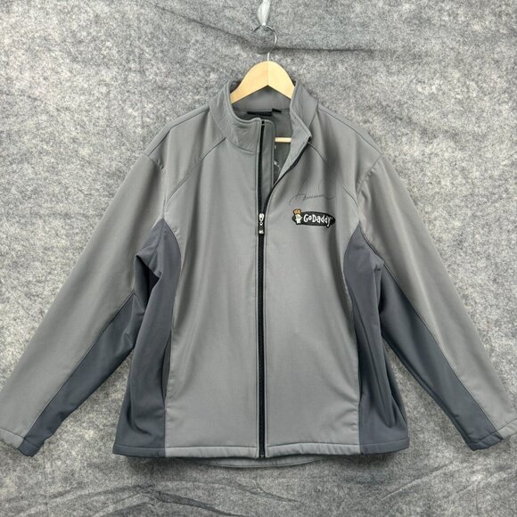Chase Authentics Other - Chase Authentics Jacket Large Gray Nascar 10 Go Daddy Danica Patrick AUTOGRAPHED